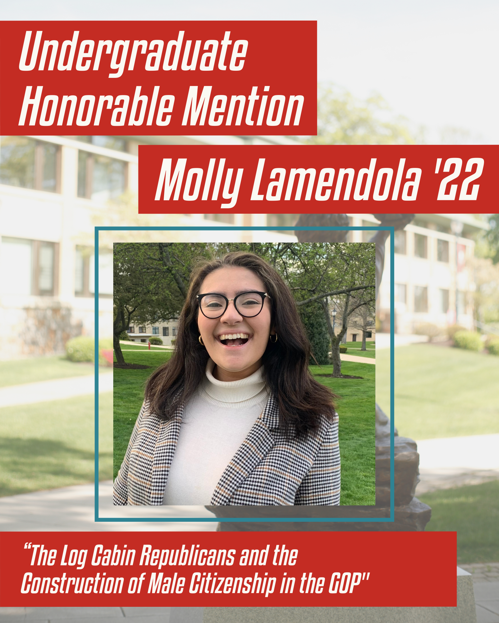 2022 honorable mention Molly Lamendola